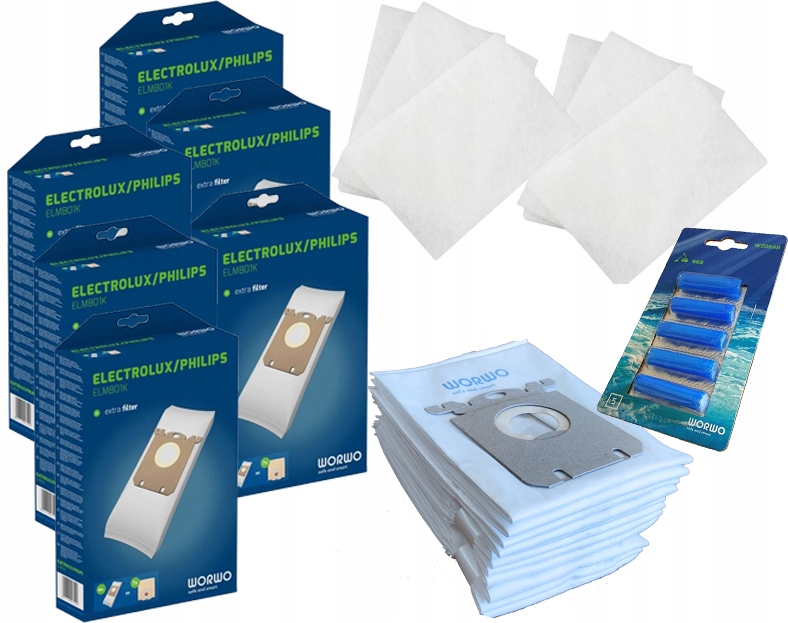 

24x Worki Do Odkurzacza Electrolux Philips +zapach
