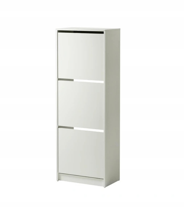 

Ikea Bissa Szafka na buty 3 przegrody Biała