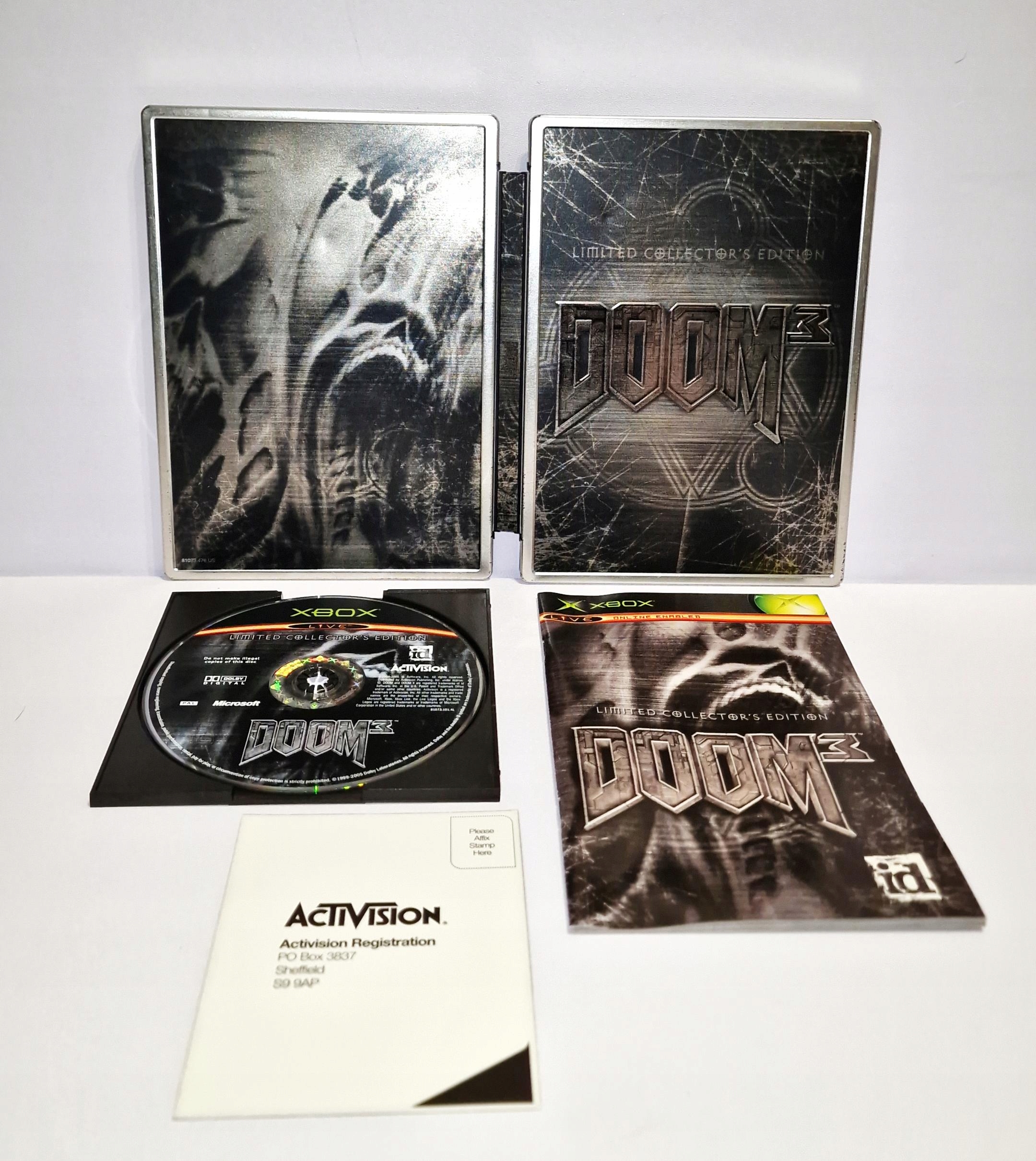 DOOM 3 Limited Collector's Edition Xbox pudełkowa