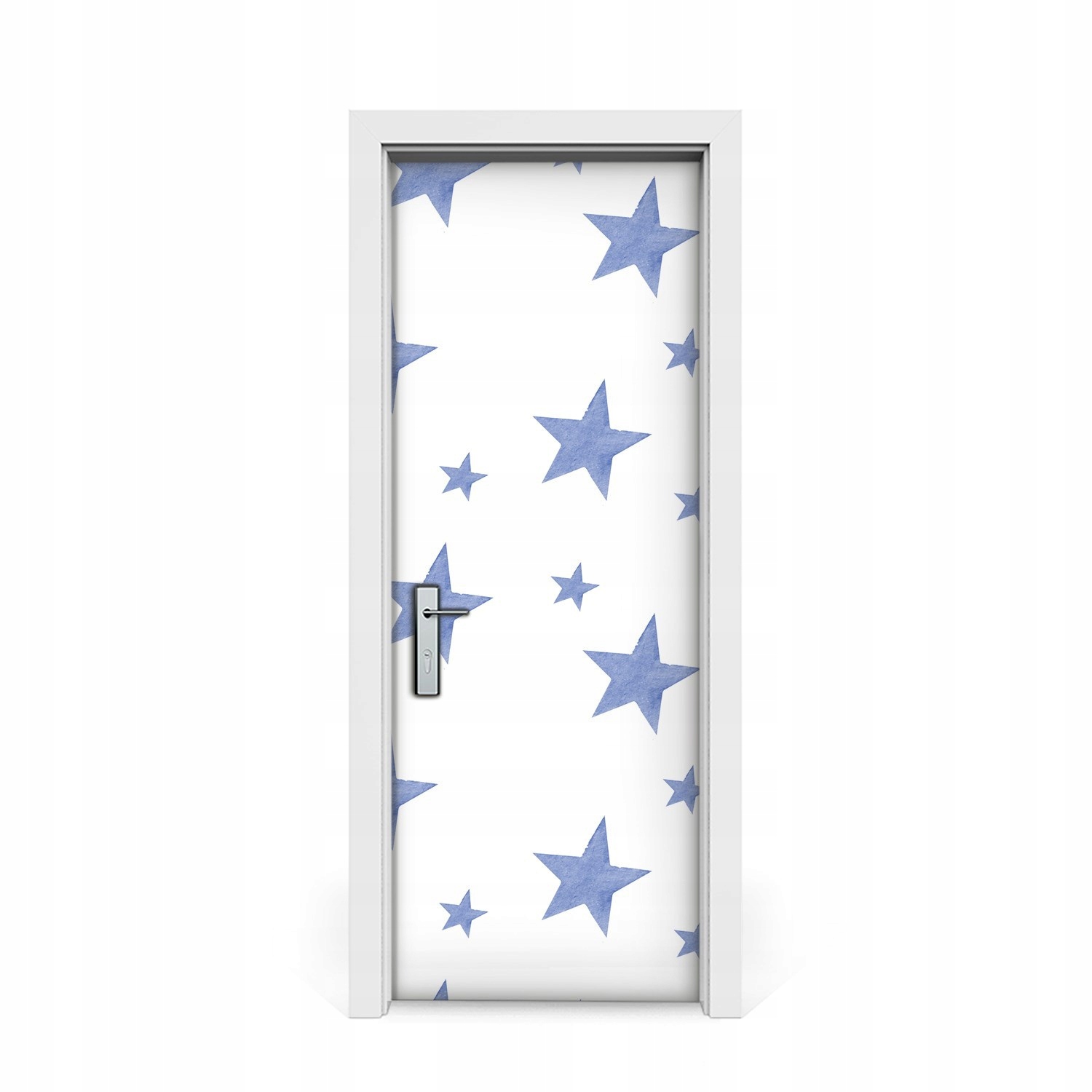 

Naklejka na drzwi Niebieskie Gwiazdy 75x205