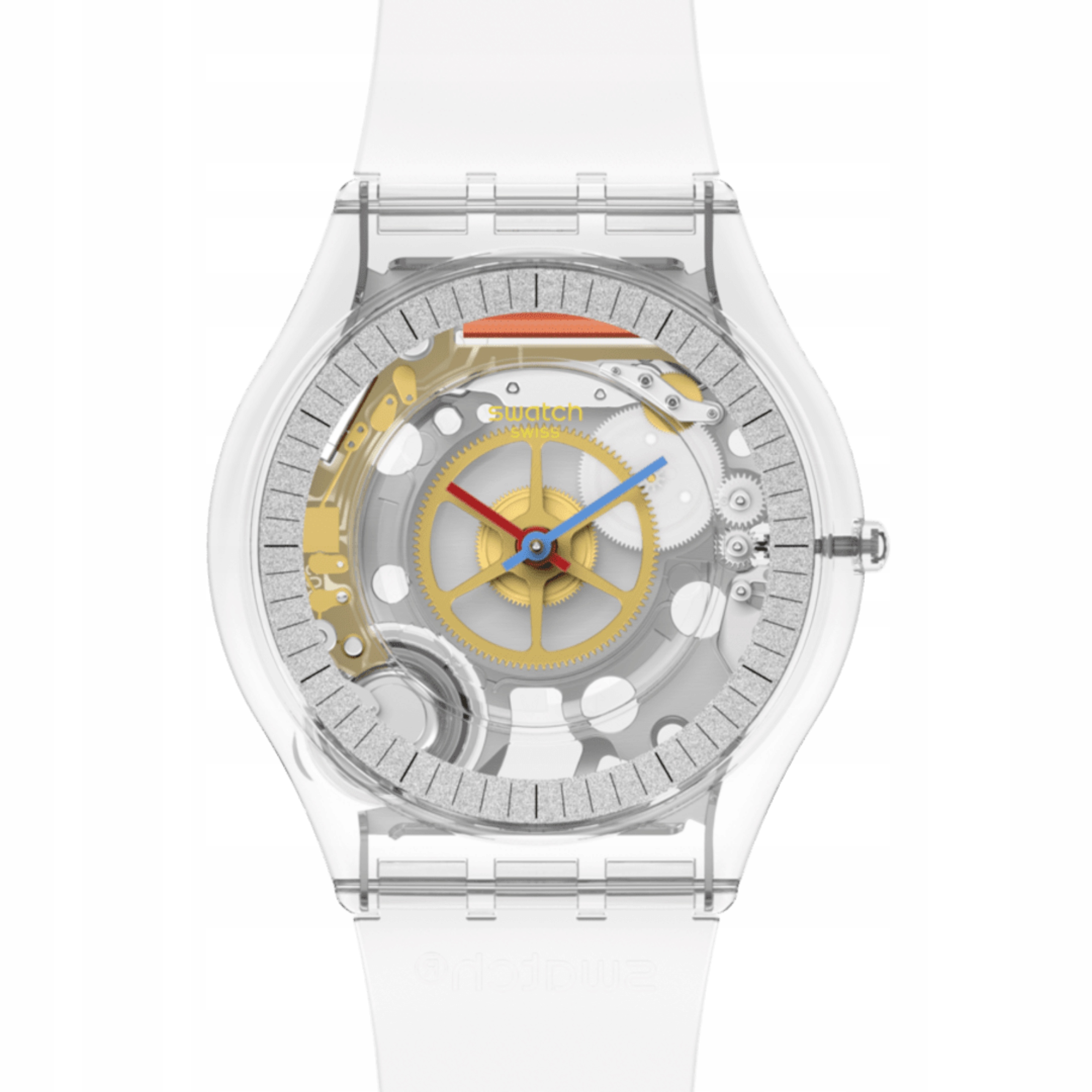 Hodinky Swatch Clearly Skin Stříbrné SS08K109-S06 Unisex Nové