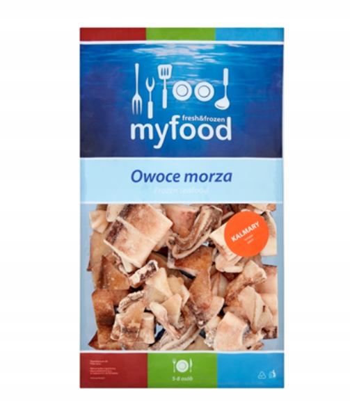 Levně Myfood Kalamáry surové řezané 1 kg