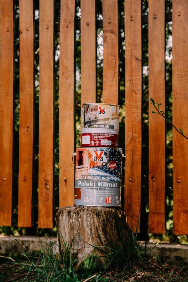 V33 Lakierobejca 5 l DĄB ZŁOCISTY satyna 12LAT Pojemność 5 l