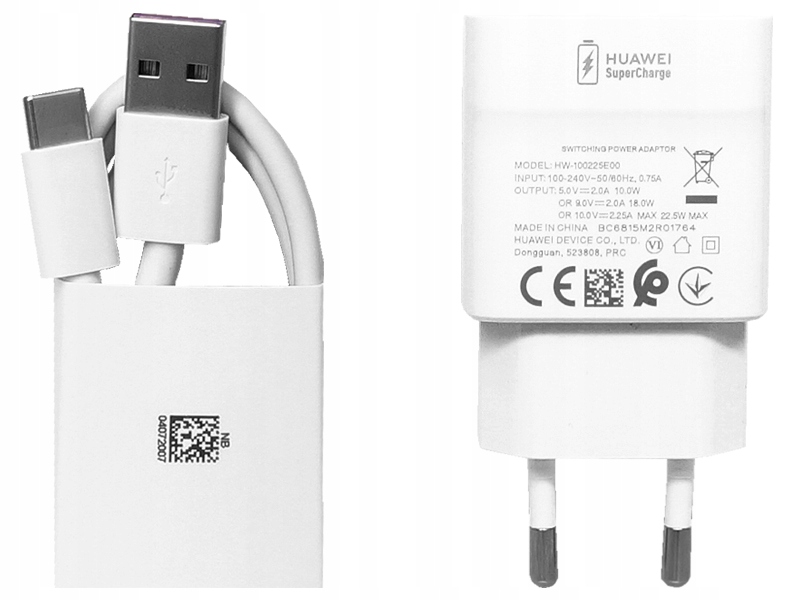 

Oryginalna Ładowarka Usb-c Huawei Supercharge 22W