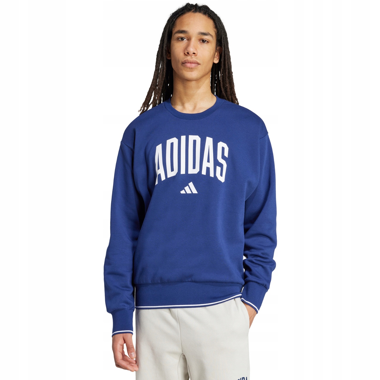Pánská mikina adidas Collegiate Sweat modrá JM1734 Velikost M