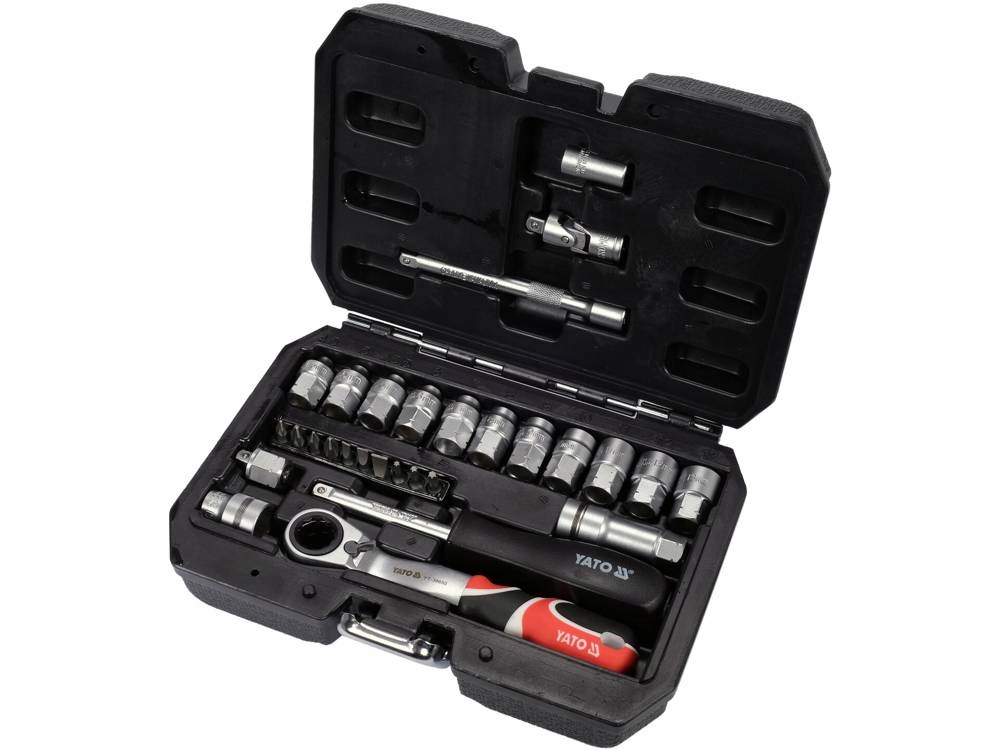 Zestaw Nasadek Przelotowych Spline 1/4" Yato