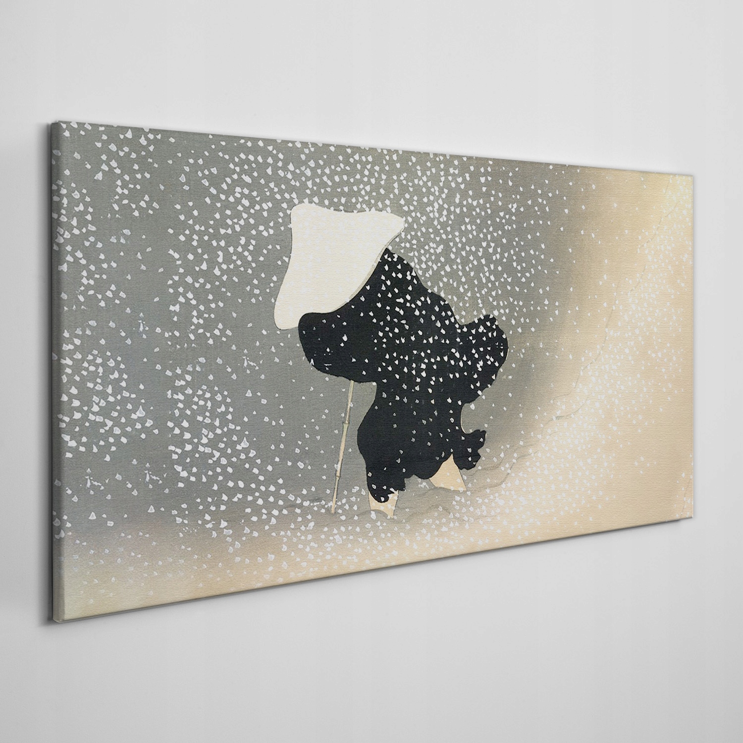 

Obraz ścienny na płótnie Człowiek śnieg 120x60 cm
