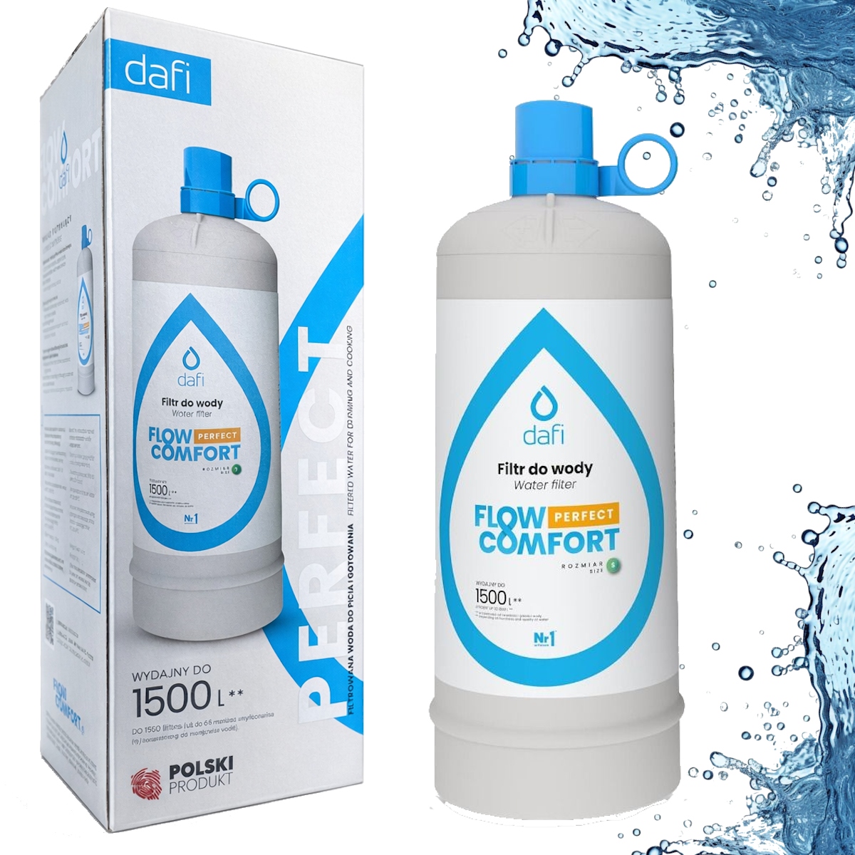 Wkład filtrujący do wody Filtr Dafi System Flow Comfort D1 Perfect