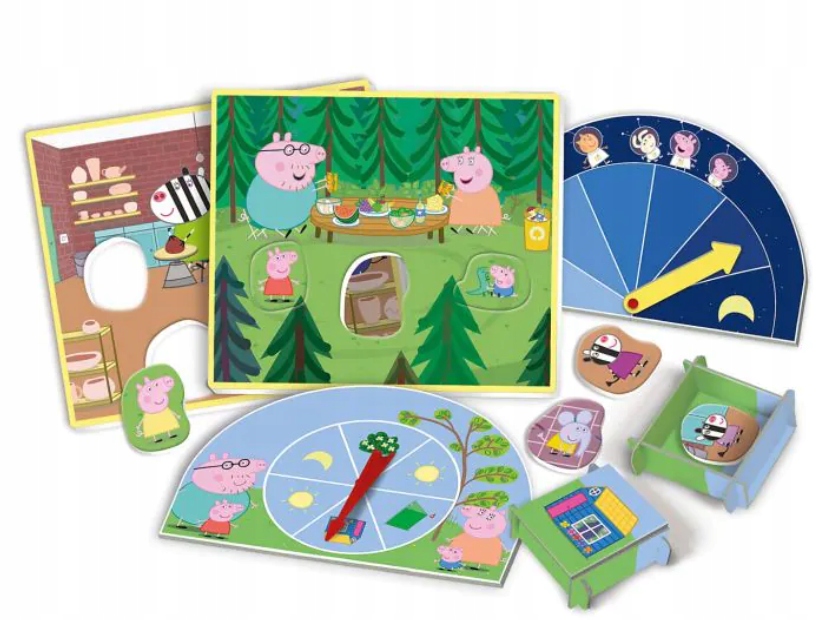 Gra edukacyjna dla przedszkolaka od 3 lat zabawy świnki Peppy