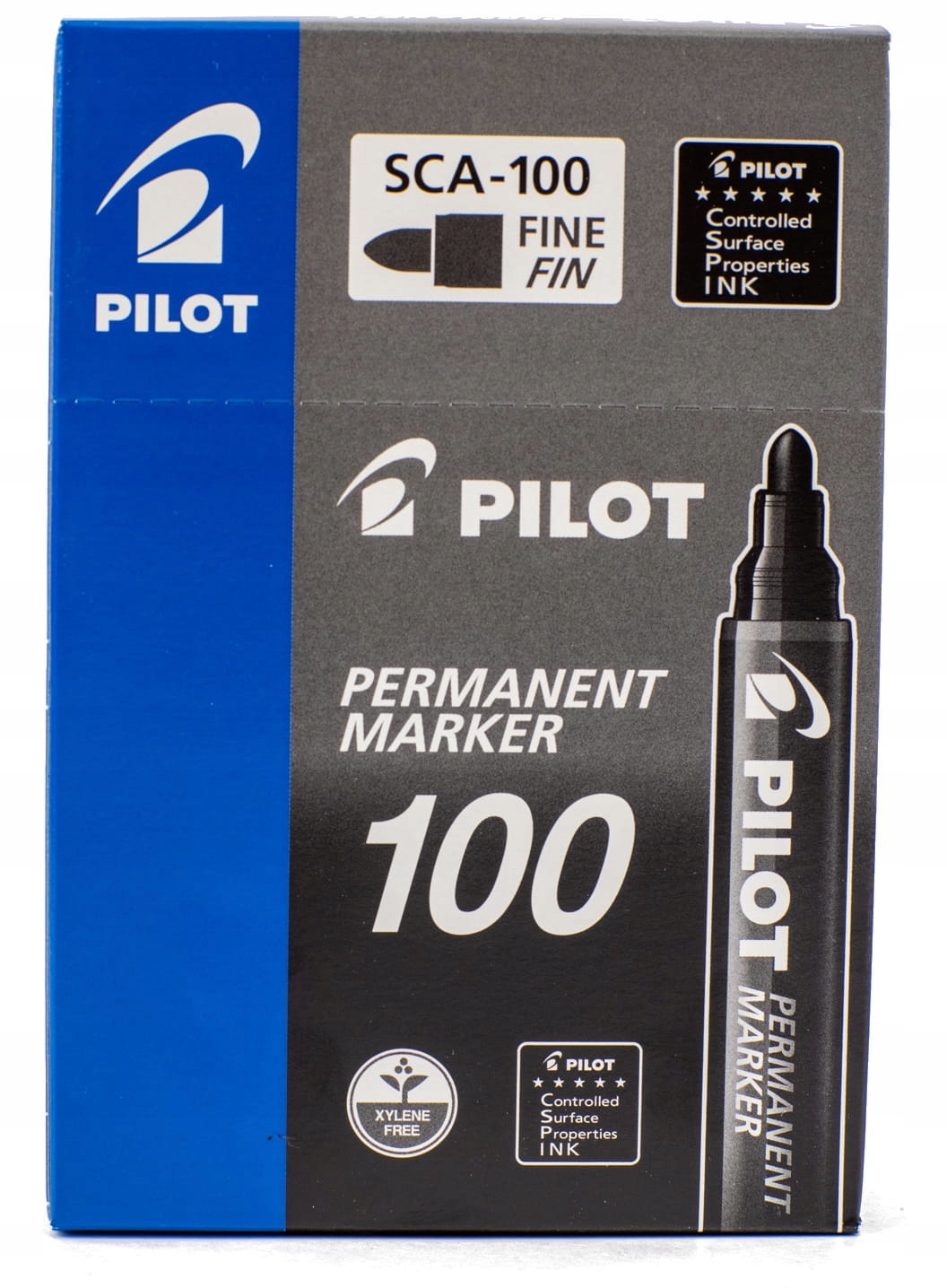PILOT MARKER PERMANENTNY Okrągły Czarny SCA-100 Stan opakowania oryginalne