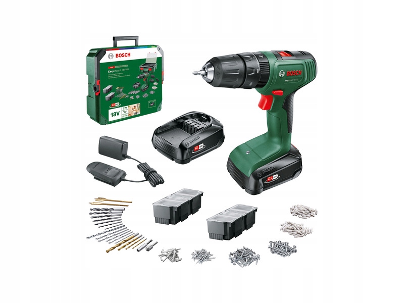 Wiertarko-wkrętarka udarowa Bosch EasyImpact 18V-40 Zestaw