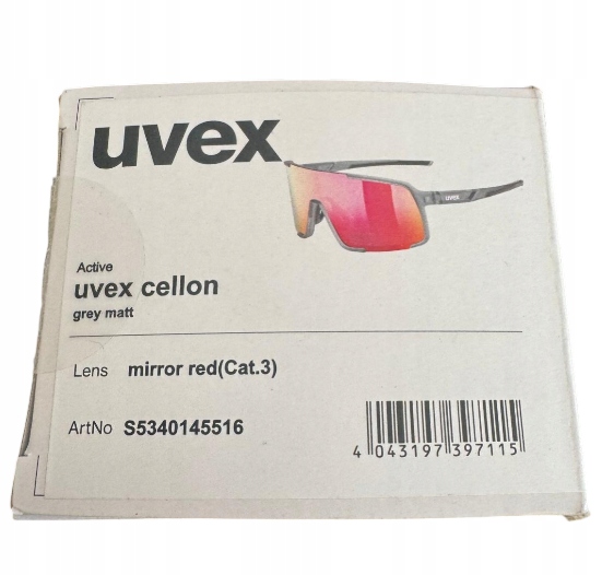 Uvex Cellon šedé matné sluneční brýle pro ženy i muže