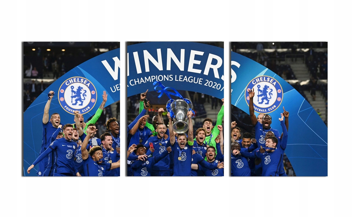 

3x Obraz Na Ścianę Uefa Chelsea Fc 30x40