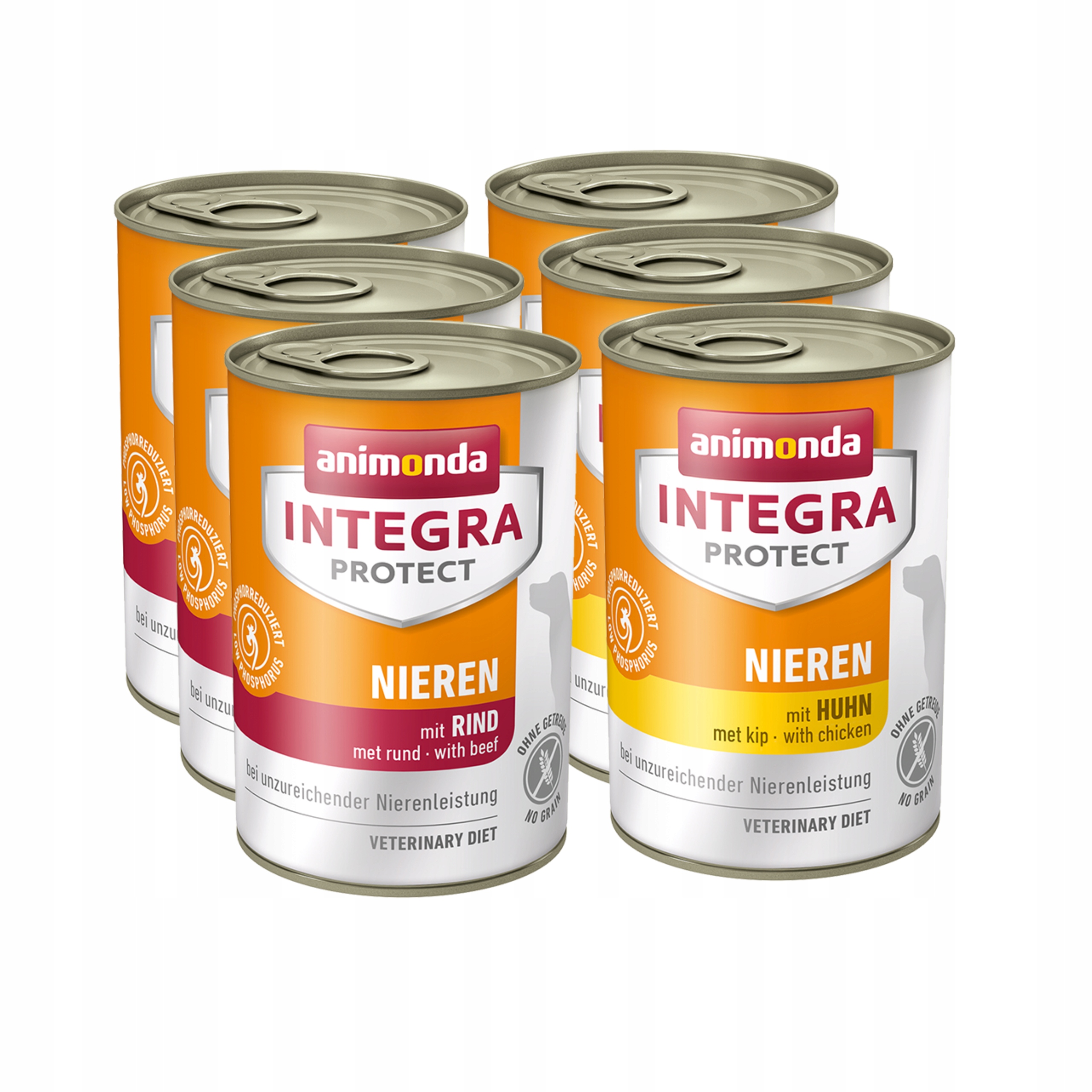 Animonda Integra Protect Renal (Nieren) 6x400 g mix chutí (ledviny)