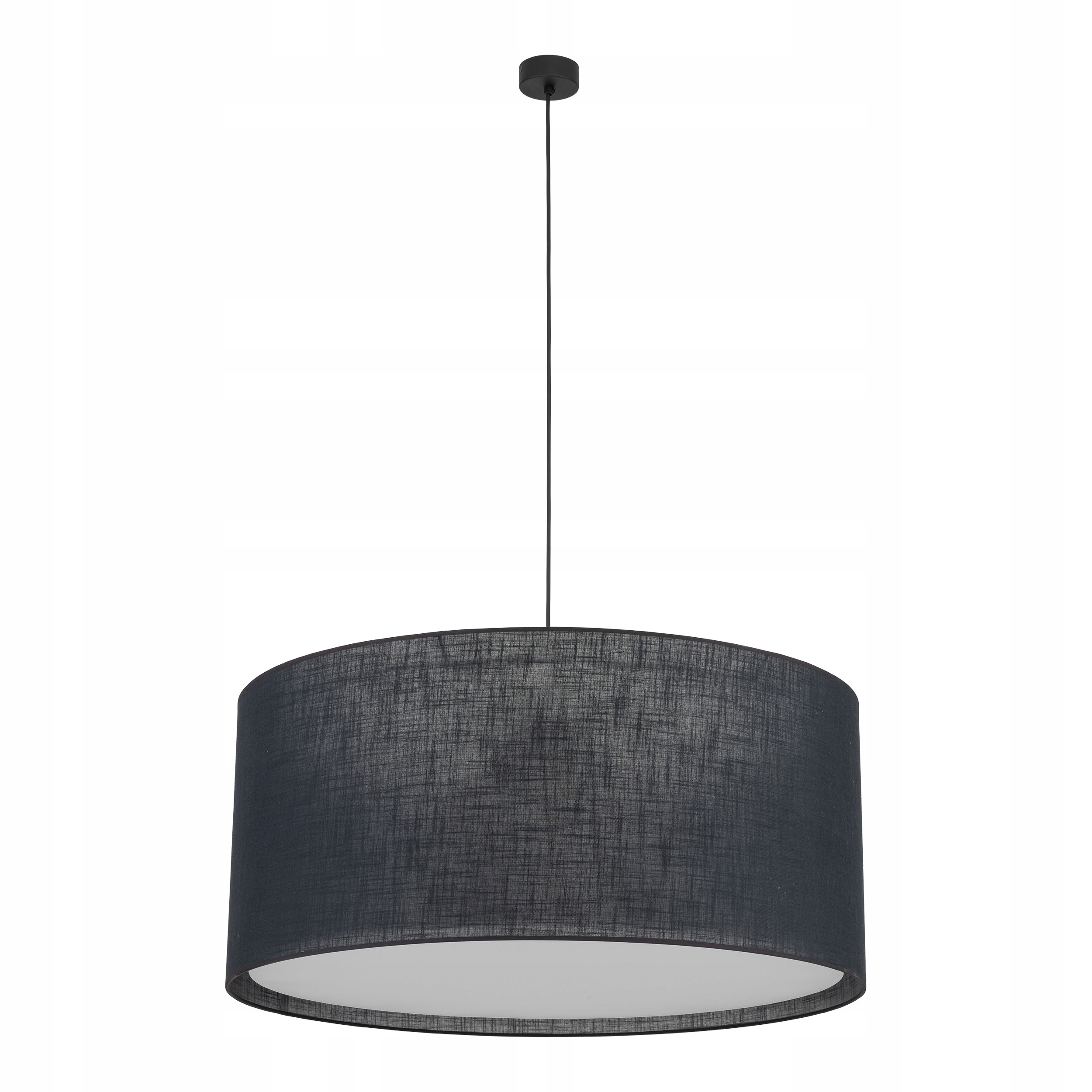 Tk Lighting Lampa wisząca Largo z czarnym abażurem 3xE27 Ø77cm 11486
