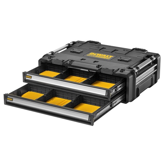 Skříňka na nářadí se 2 mělkými zásuvkami ToughSystem 2.0 DXL DeWALT