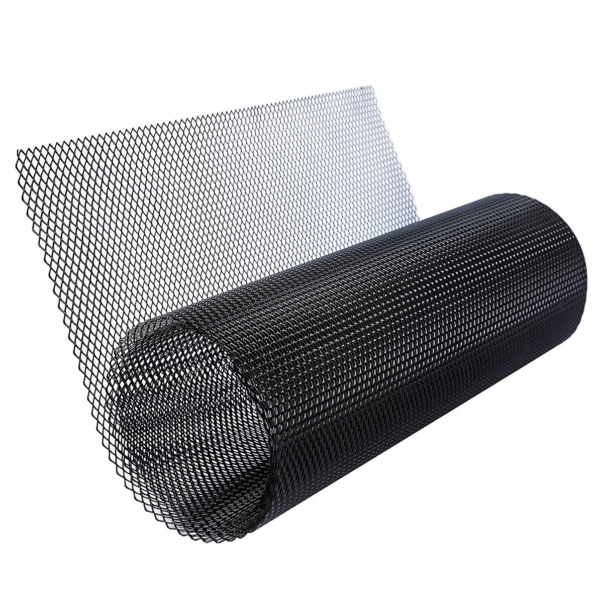 Siatka Aluminiowa tuning kamei zderzak atrapa grill 100*33cm czarny