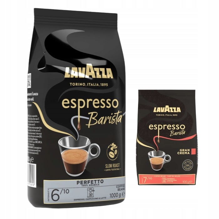 Kawa ziarnista Lavazza Espresso Barista Perfetto 1kg Gran Crema 100g