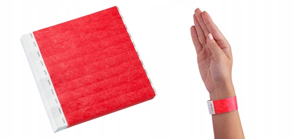 TYVEK Discoteka Party Bands 19 mm 100pcs Producent Abbey Game