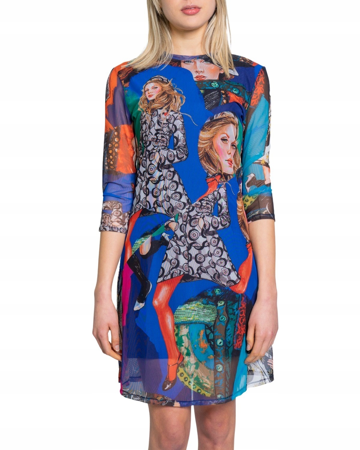 Desigual Barevné Šaty (M)