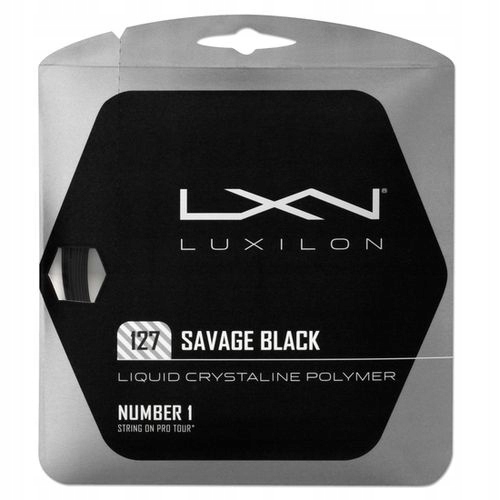 Naciąg do Tenisa LUXILON SAVAGE BLACK 1,27 12m