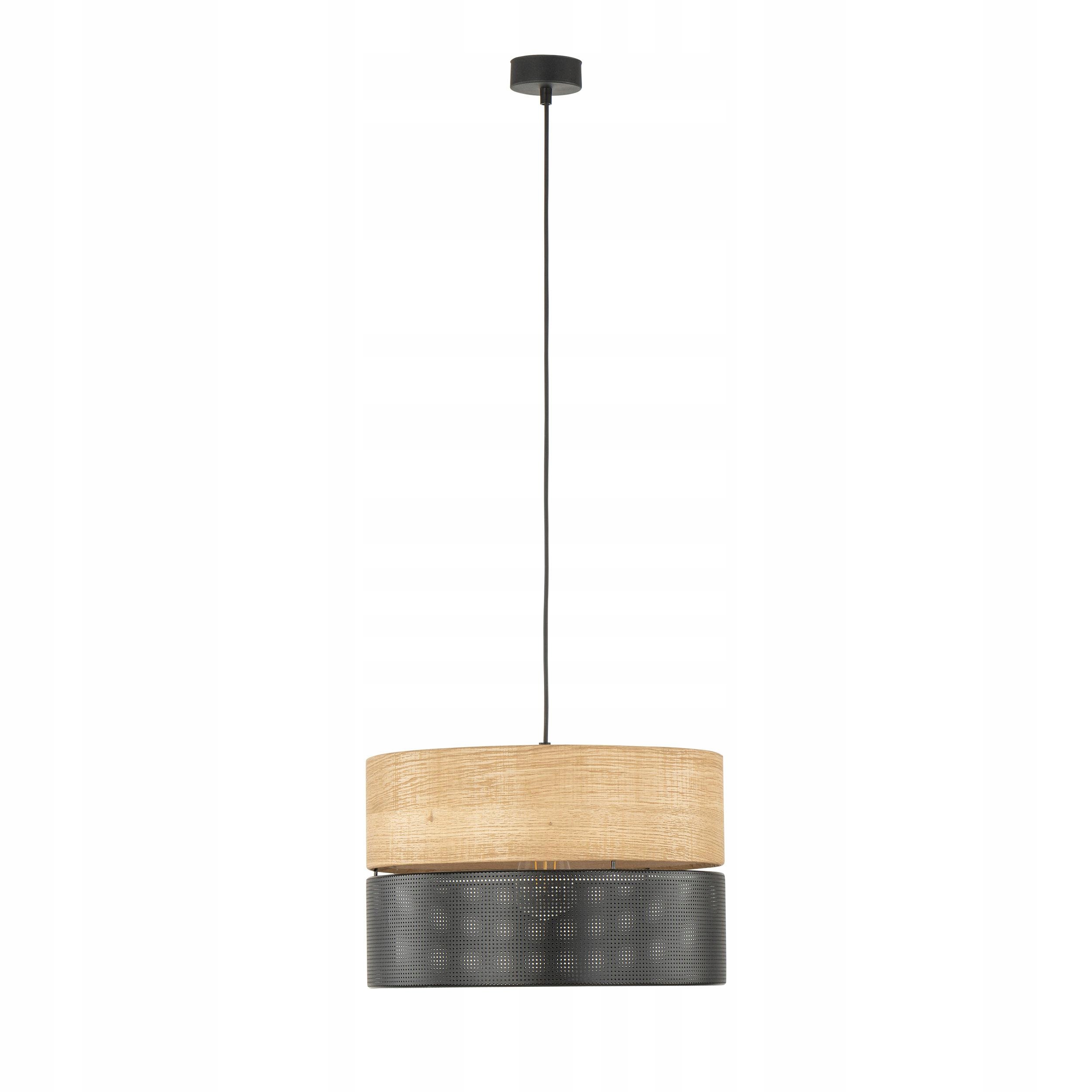 Závesné svietidlo Nicol Black Boho Tienidlo 1xE27 38cm Stropný Dom Moderný