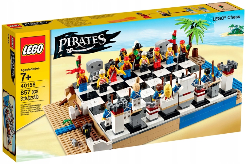 Lego 40158 Šachoví piráti Nový Unikát Piratský Dárek