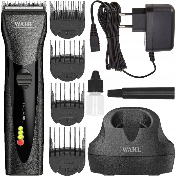 Profesjonalna Maszynka Do Włosów Wahl 1871-0473 Chromstyle Pro Nasadki