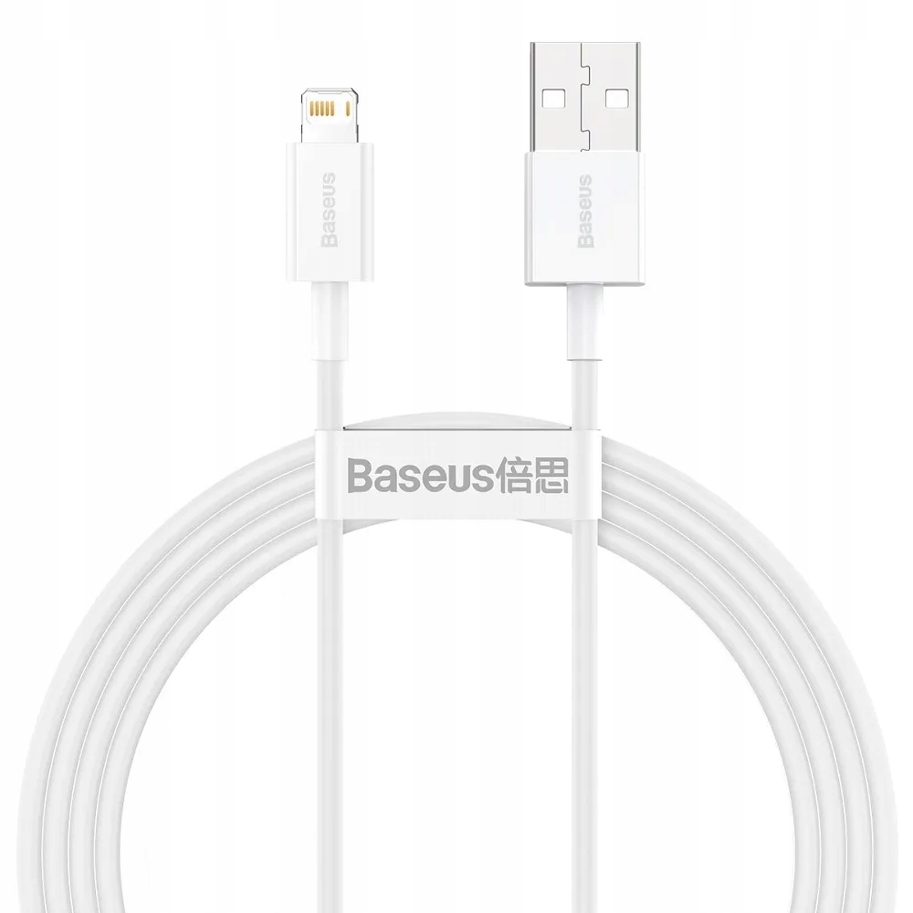 Baseus kabel Usb A do Lightning 2,4A Superior CALYS-B02 1,5 m biały