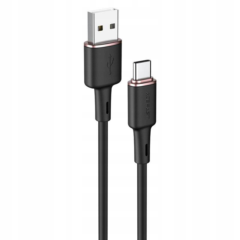 Acefast kabel Usb Usb Typ C 1,2m, 3A czarny