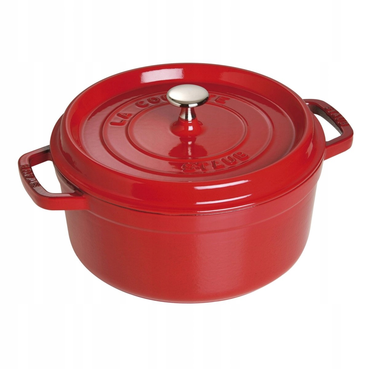 Hrniec okrúhly 3.8 l Červený La Cocotte Staub