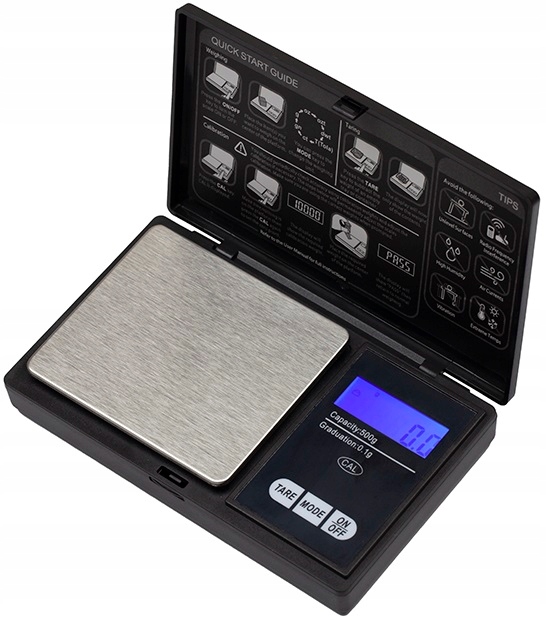 

Waga Kieszonkowa jubilerska Precyzyjna 500g/0,1g