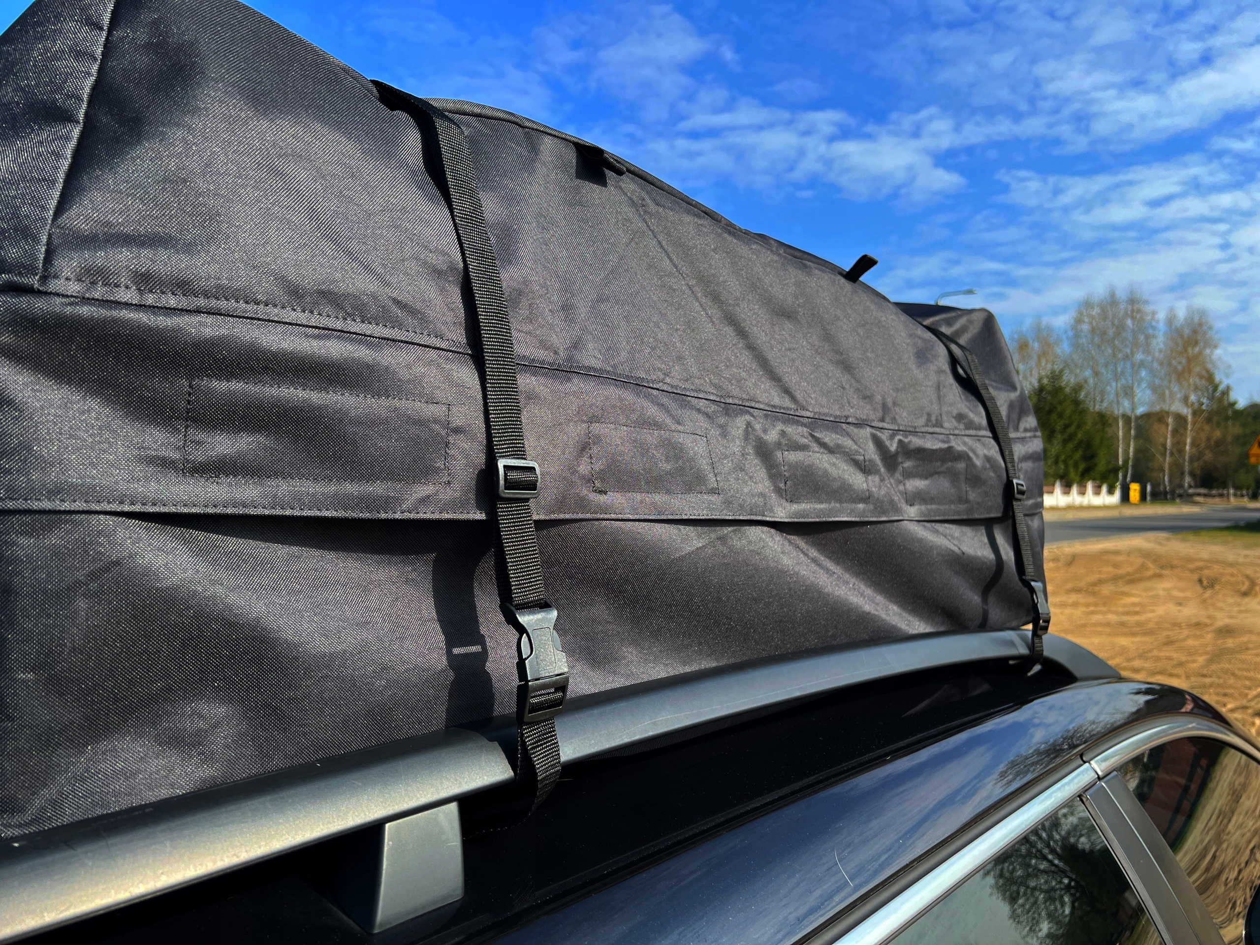 BAGAZNIK DACHOWY SAMOCHODOWY TORBA WODOODPORNA PL Permissible load 100 kg