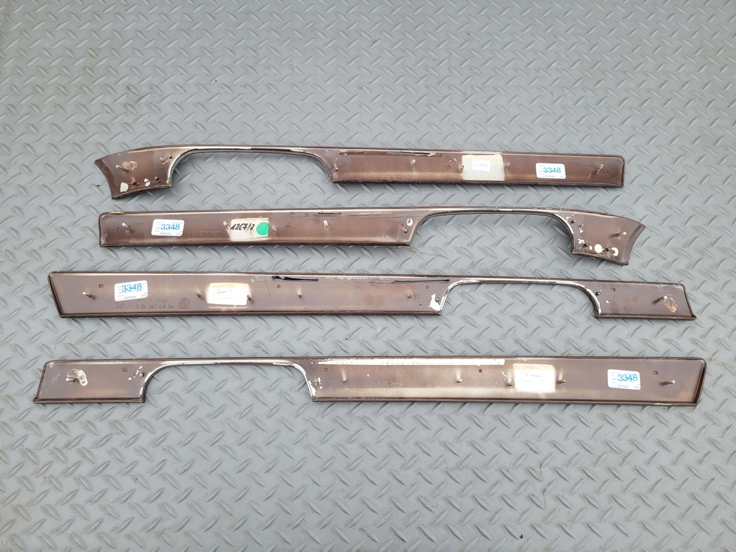 DEKOR moulding door front rear part left right KOMPLET VW PHAETON LIFT