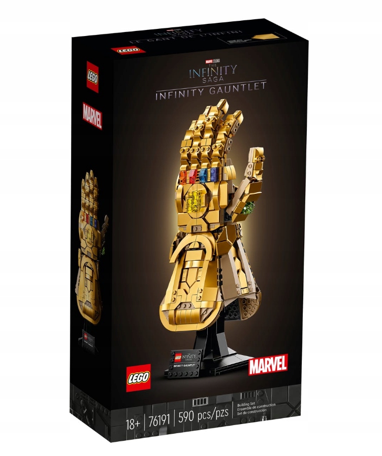 Rukavice Nekonečna stavebnice Lego 76191 Marve