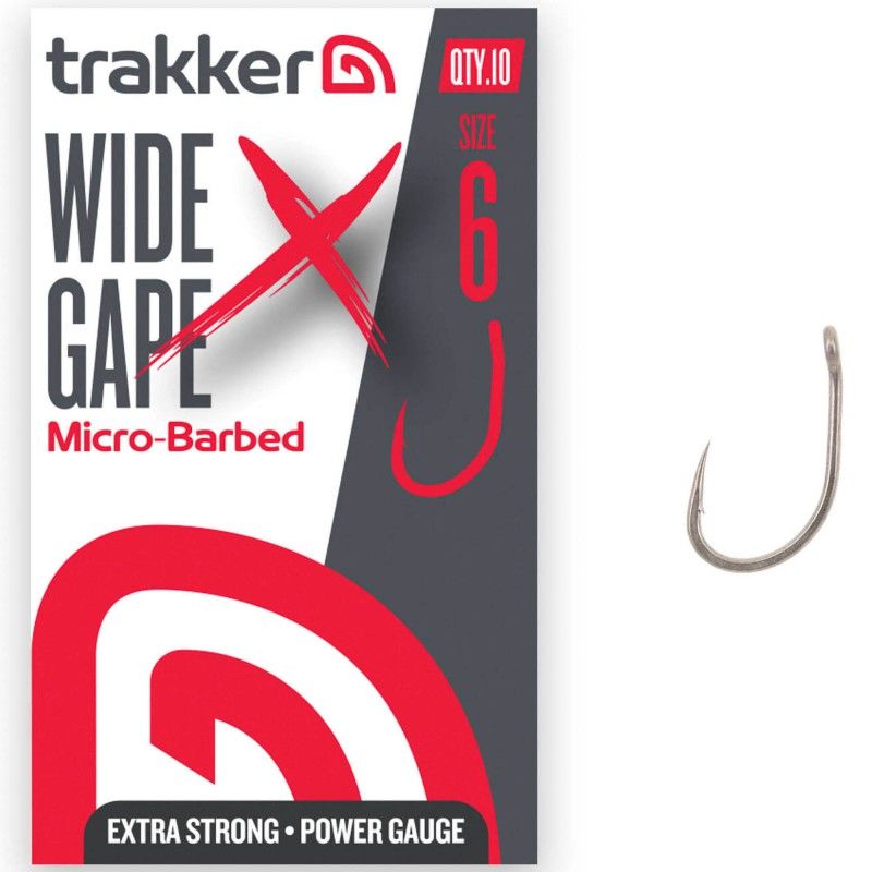 Haki karpiowe Trakker Wide Gape Xs Hooks Micro Barbed nr. 4