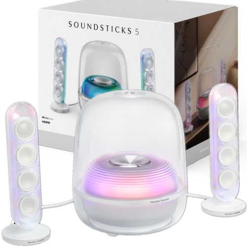 Harman Kardon Soundsticks 5 |głośniki 2.1 Bluetooth Z Hdmi |do kompa i Tv