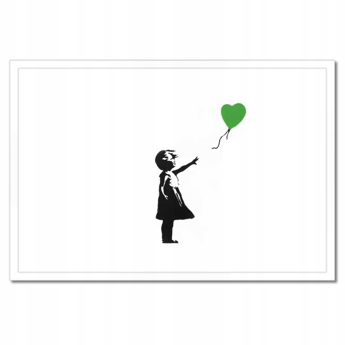 Plakáty v rámu 60x40 Banksy Hope Graffiti