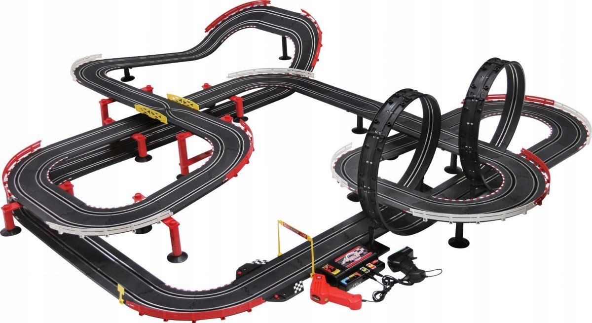 

Ogromny Tor Wyścigowy 14 Metrów 2 Autka Zasilacz