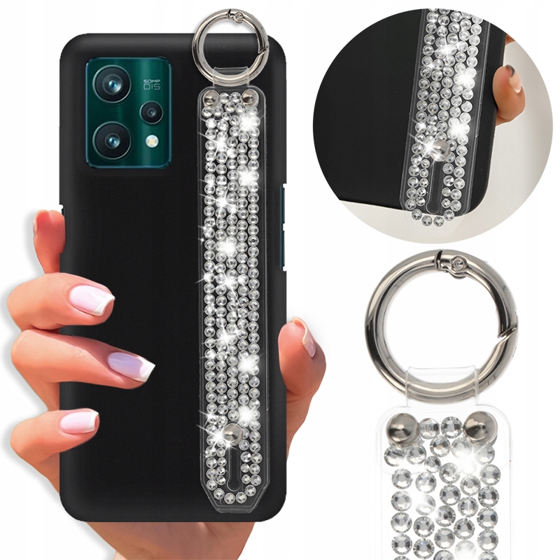 Matné Puzdro Pre Realme 9 Pro Plus Remienok S Zirkónmi