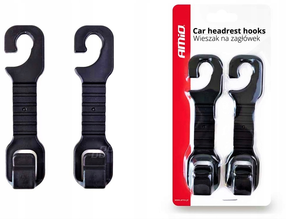 UCHWYTY WIESZAKI NA ZAKUPY DO ZAGŁÓWKA FOTELA 2SZT Rodzaj wieszaki