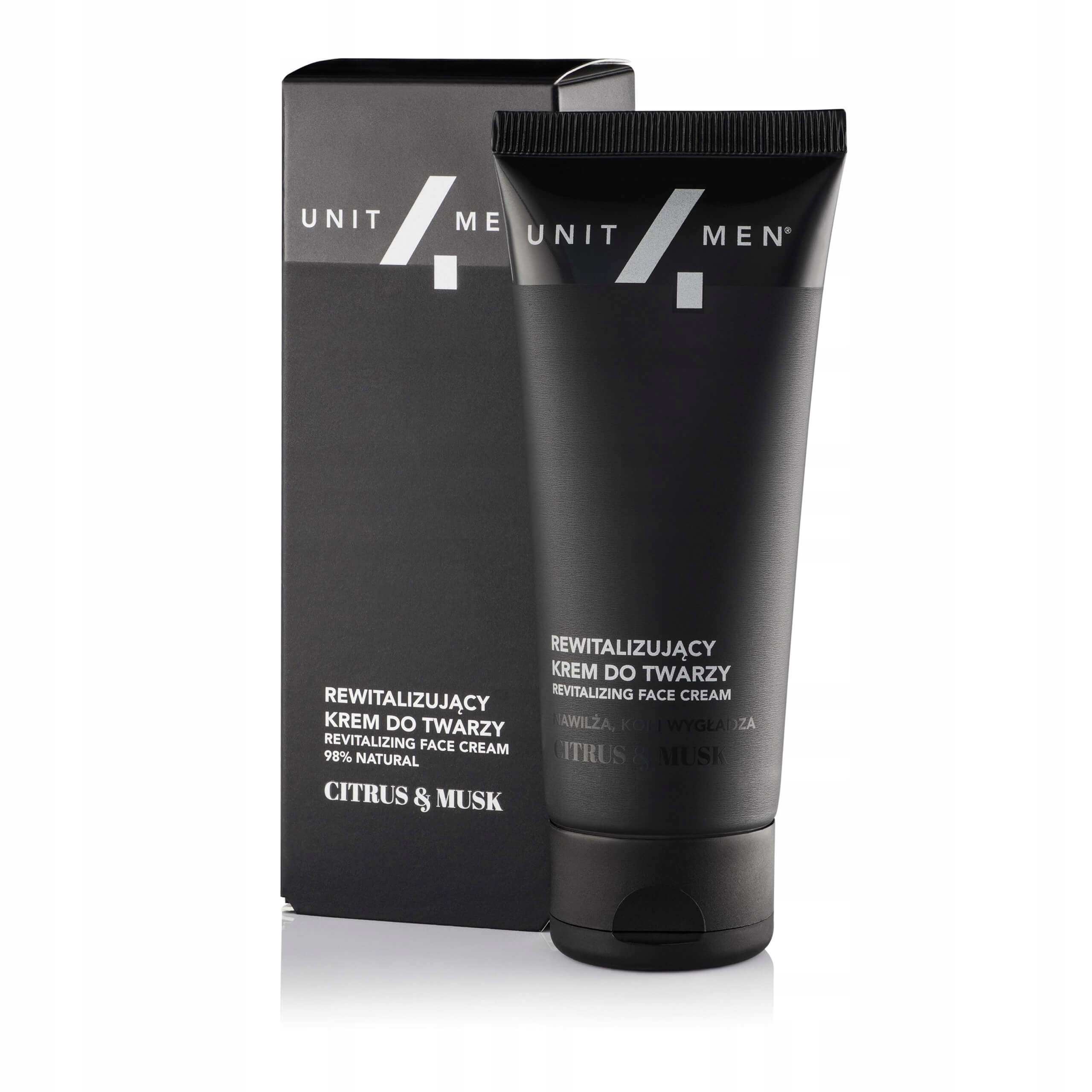 Unit4Men krémový balzám na obličej Citrus&Musk