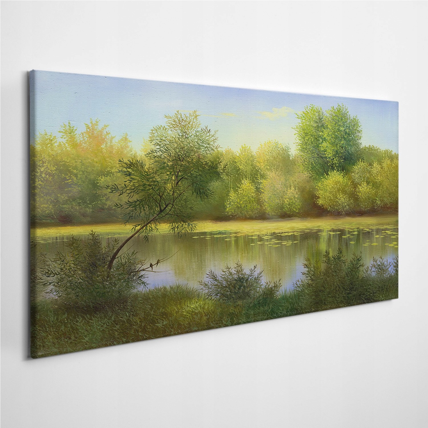 

Foto-obraz na płótnie Krajobraz Jezioro Las 120x60