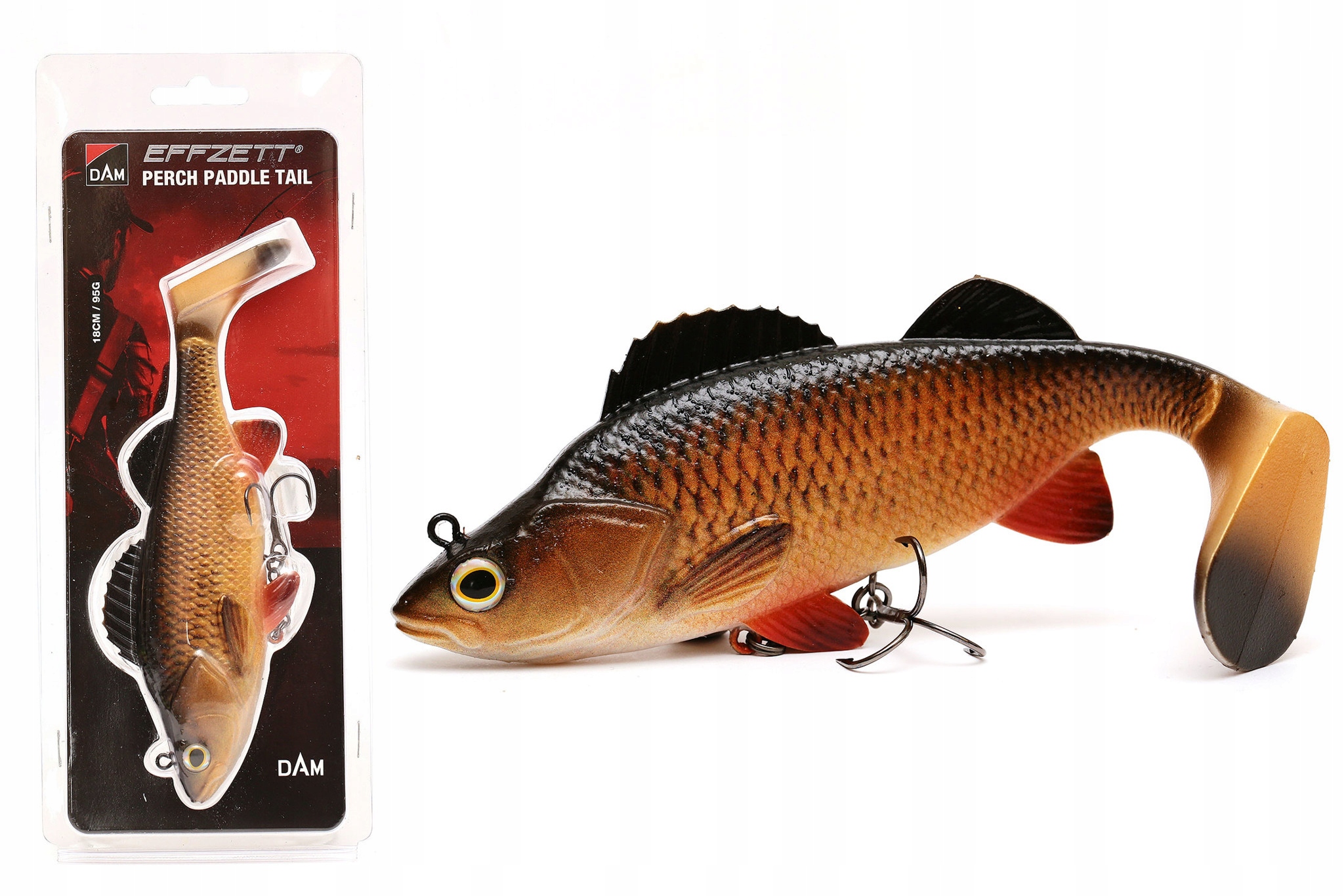 Realistyczna Guma Effzett Natural PERCH-18,0 cm