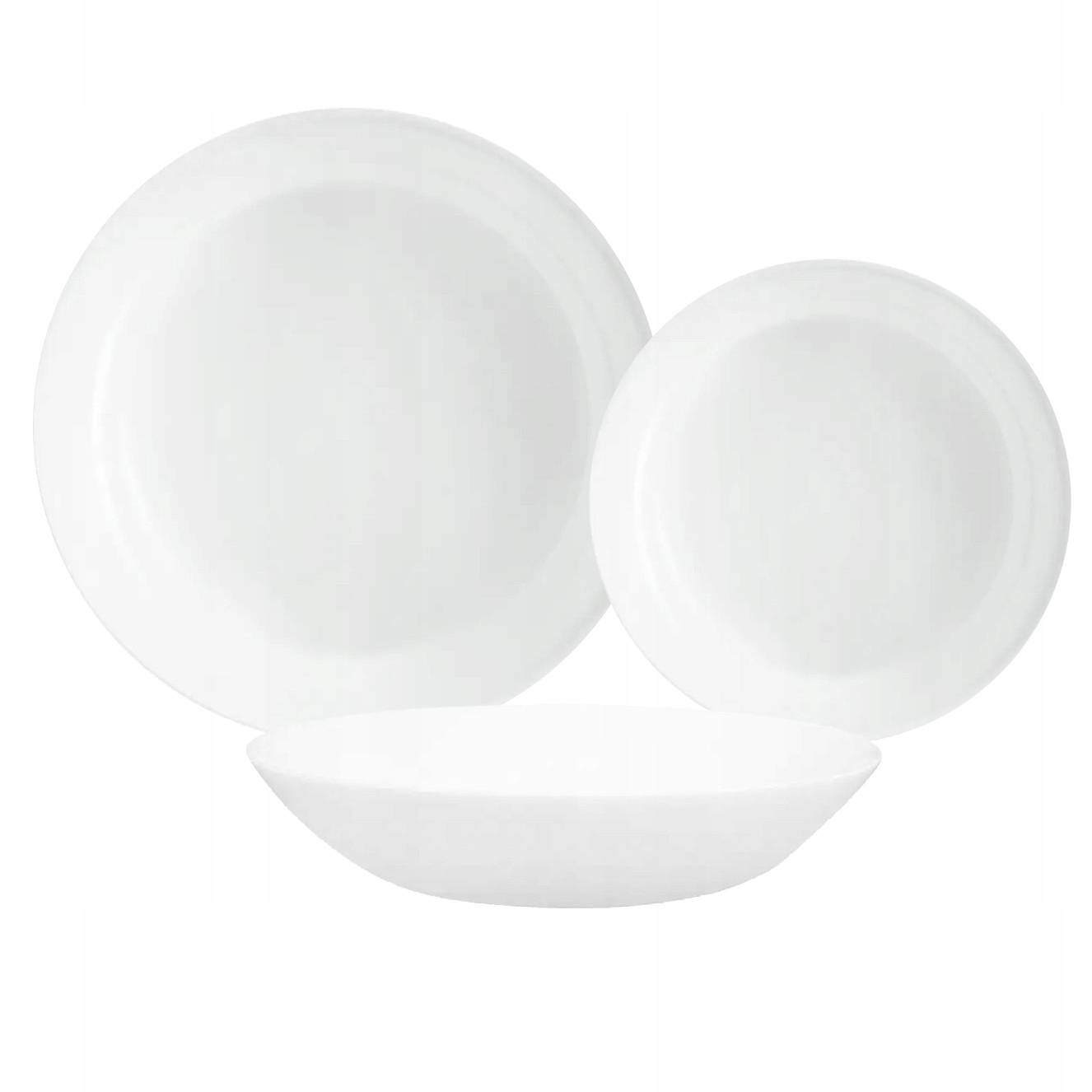 

Komplet Obiadowy Diwali Biały 6 osób Luminarc