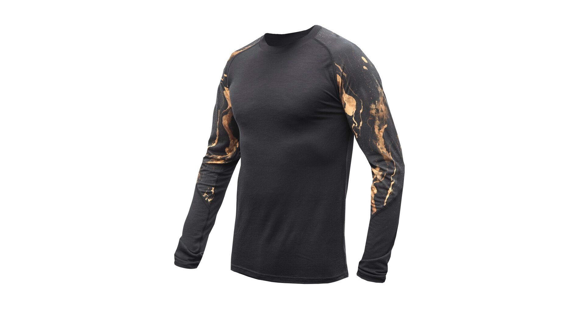 Sensor Merino Impress Pánské Triko Dl.rukáv černá/cosmos Velikost L