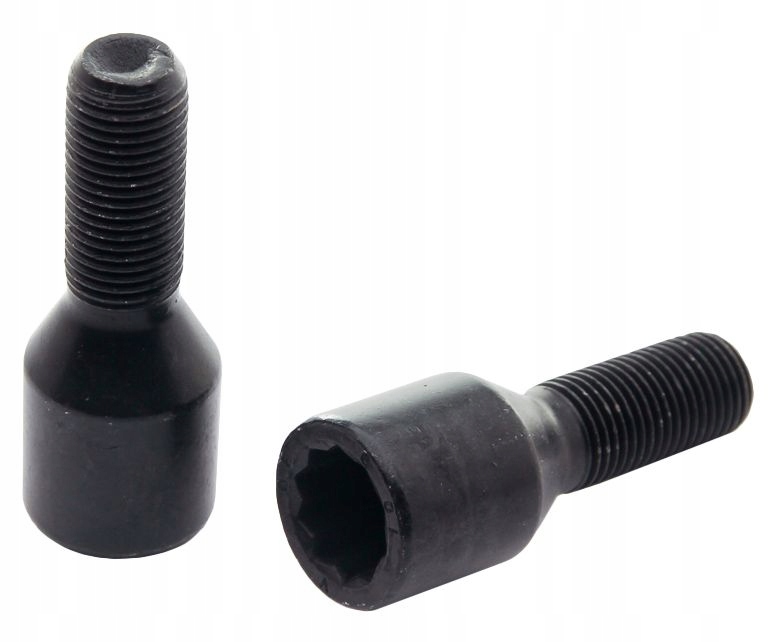 Набор коротких черных болтов JR 12x1 , 25 + гаечный ключ
