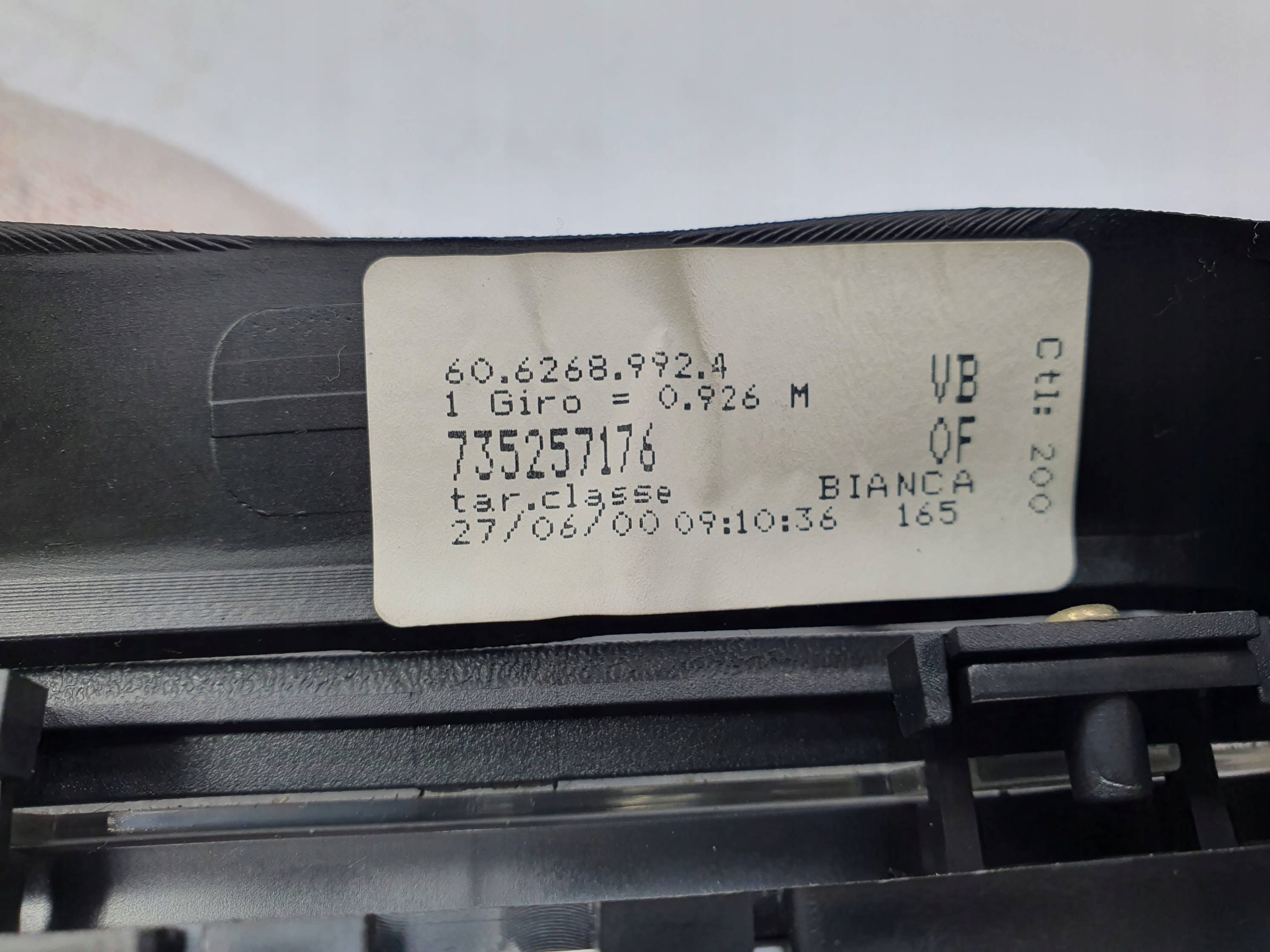 dials clock 735257176 FIAT SEICENTO
