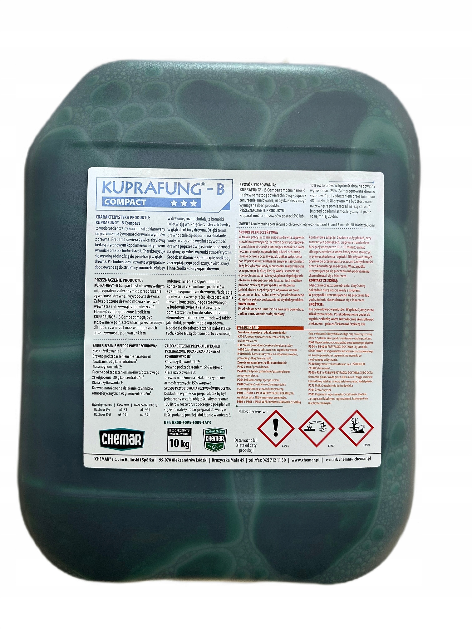 Koncentrat impregnat do drewna Kuprafung B