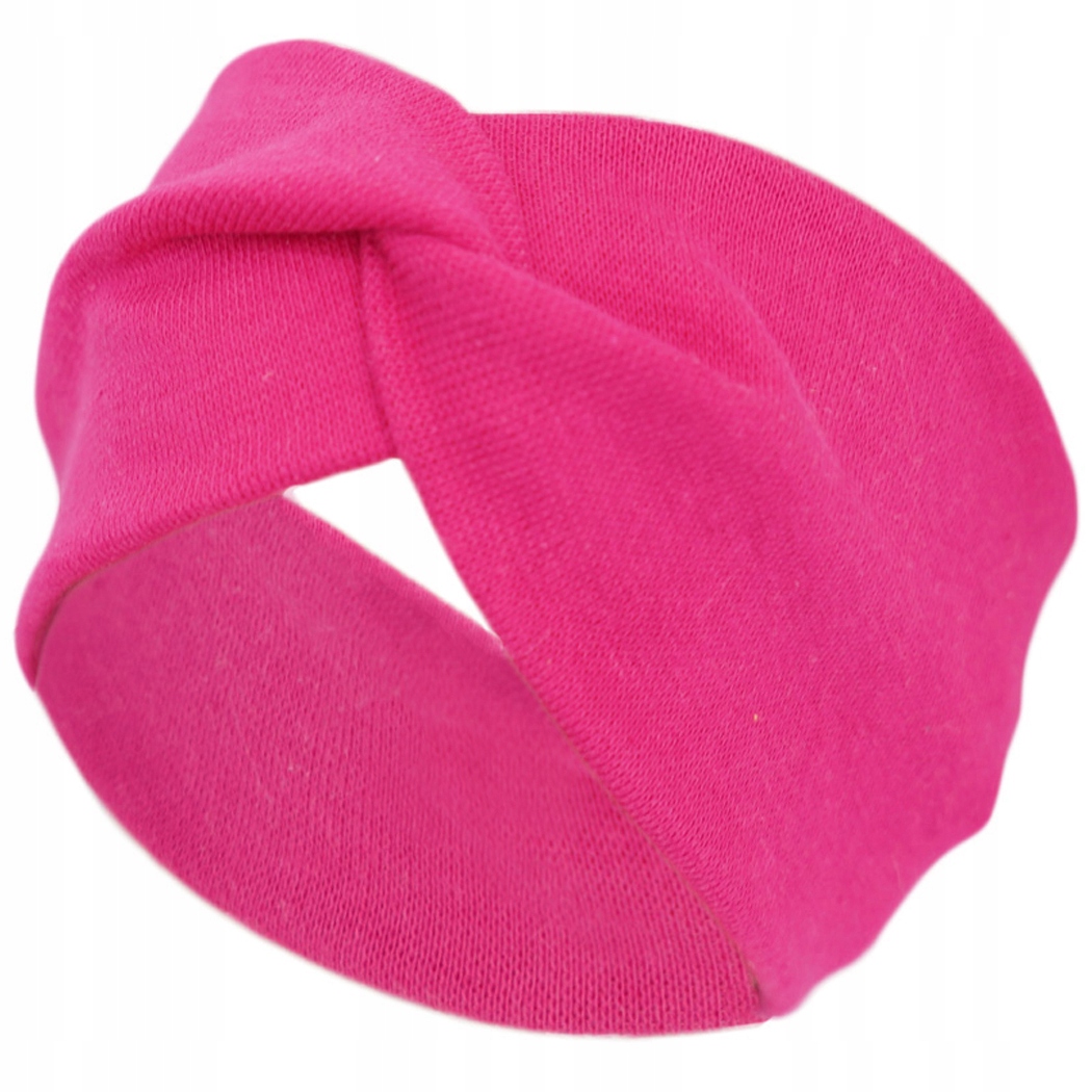 

Amarantowa Opaska dziewczęca 40-44 przeplatana